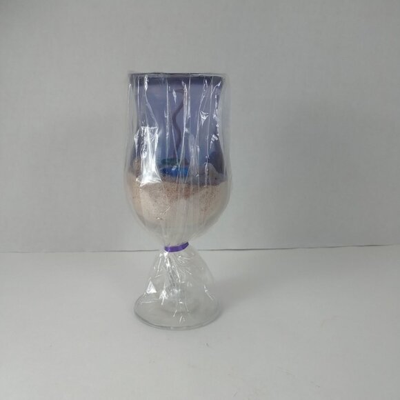Wine Glass Scented Candle 8" Bahamas (New) - Picture 3 of 10